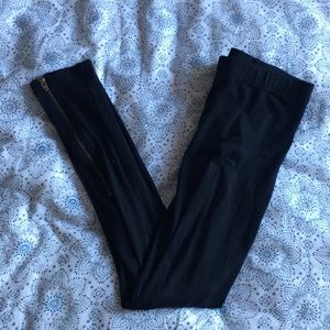 Black Legging with Zippers